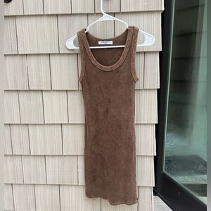 Brown Tank Dress